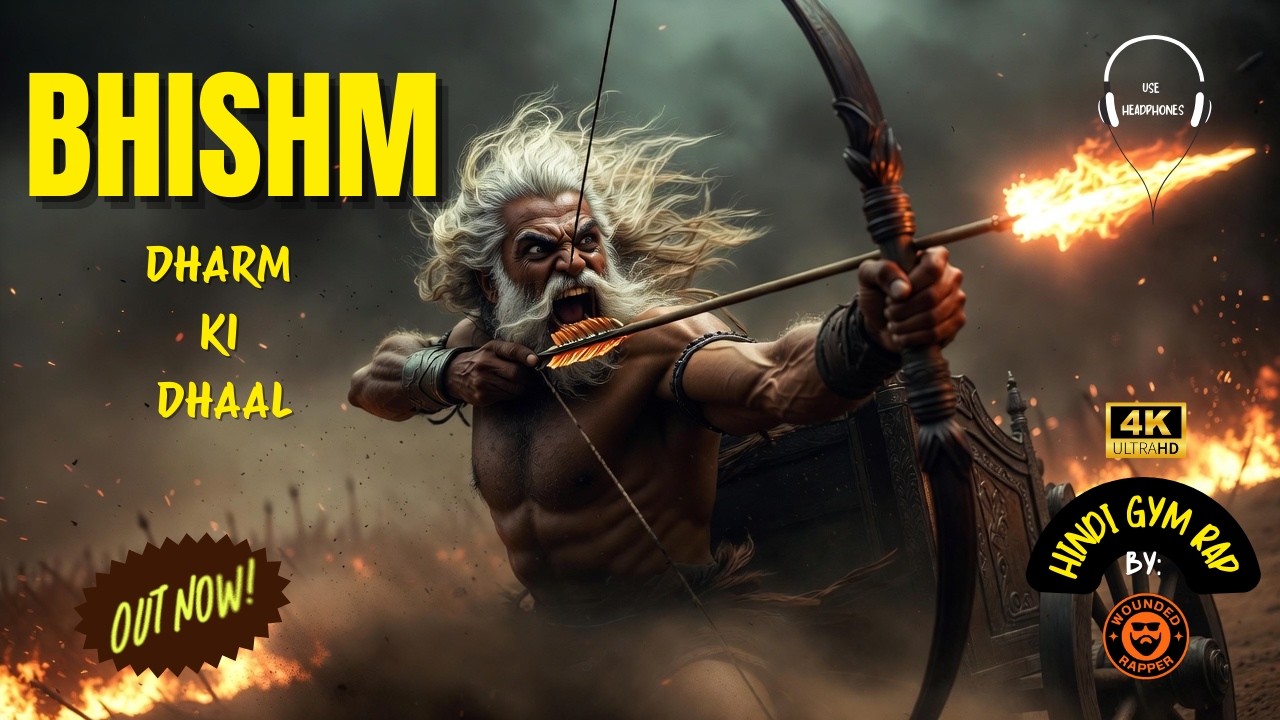 भीष्म पितामह - धर्म की ढाल  | Mahabharat Rap Workout Song | High Bass Rap @woundedrapper