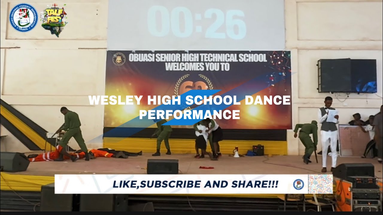 Watch this amazing dance performance by WESLEY HIGH SCHOOL🎭