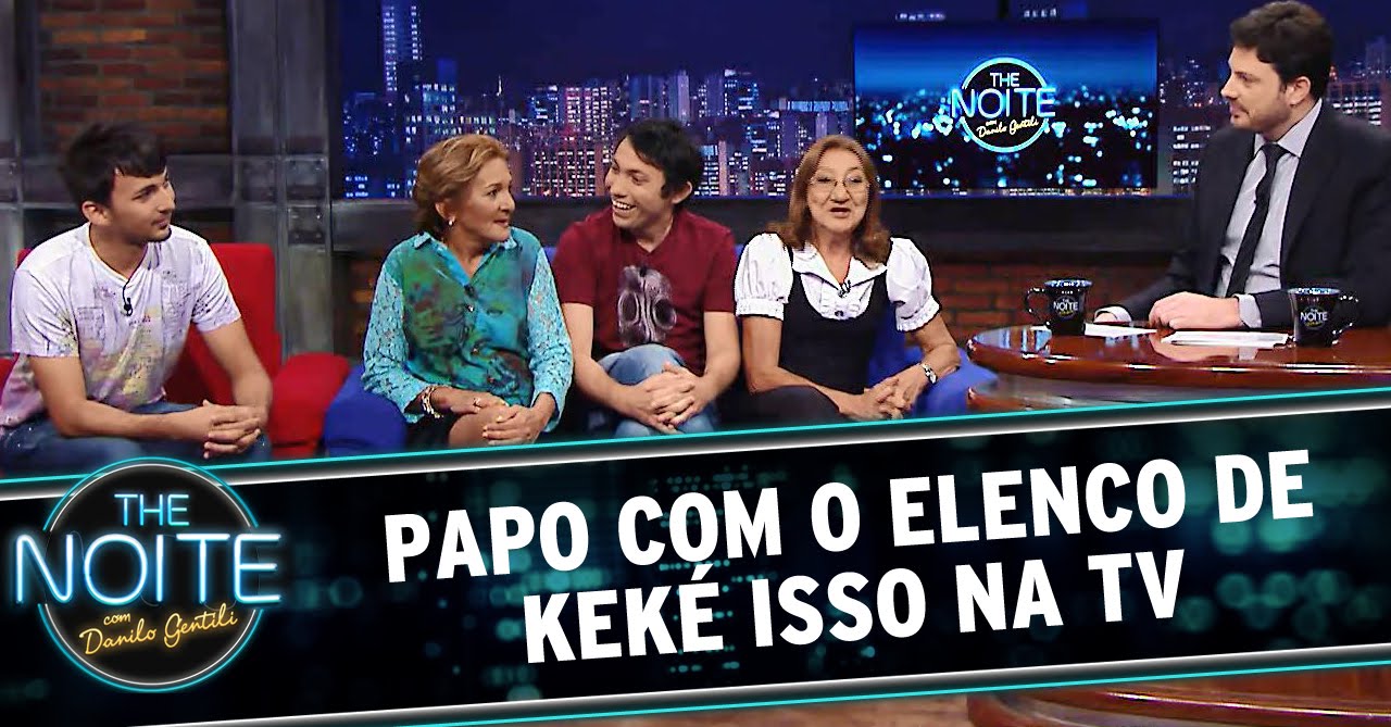 The Noite (23/10/14) - Entrevista com o elenco de Keké Isso na TV