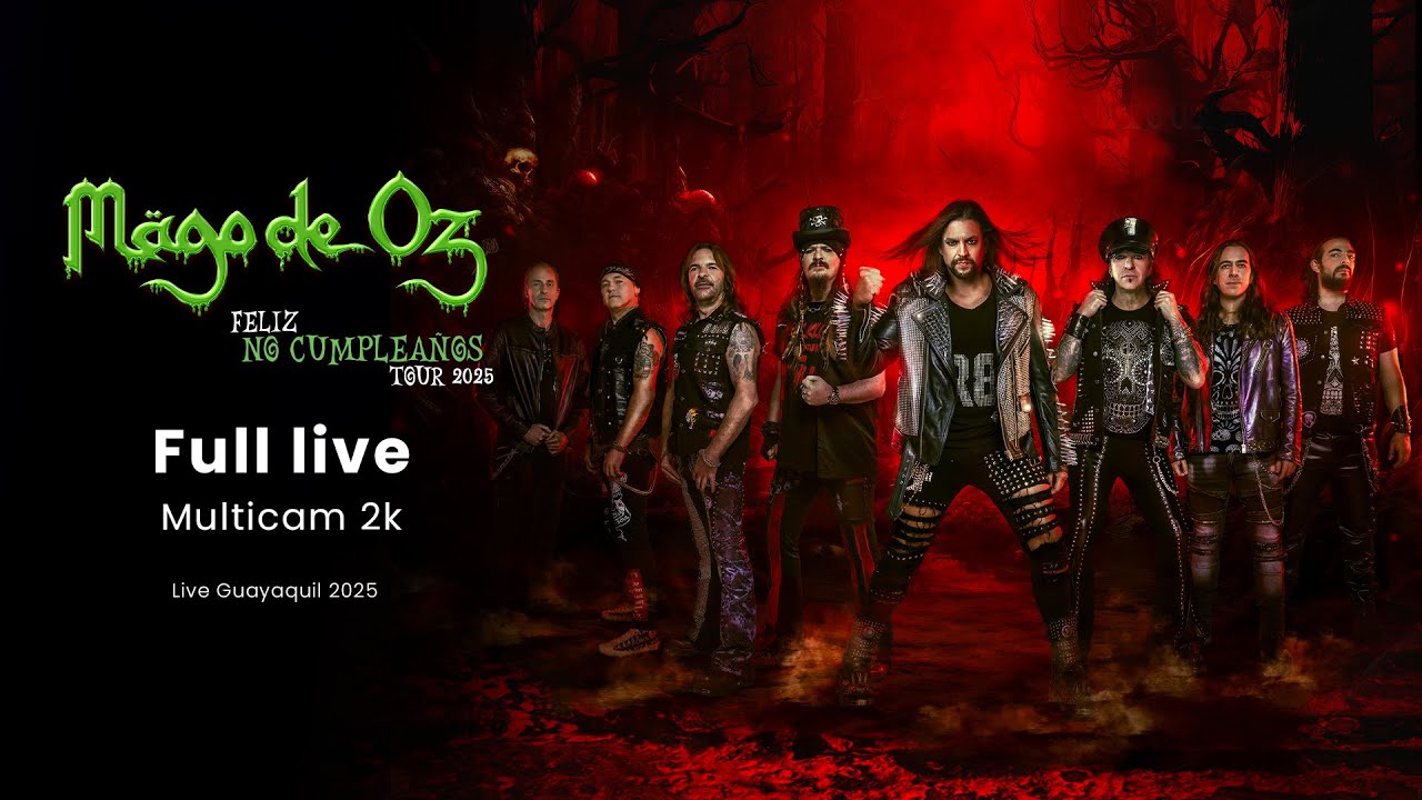 🎩🎶 Mägo de Oz en Guayaquil - full live multicam 2k | Gira ¡Feliz No Cumpleaños! 🎸✨