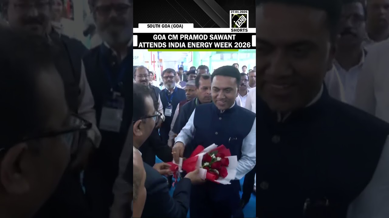 Goa CM Pramod Sawant attends India Energy Week 2026 in South Goa