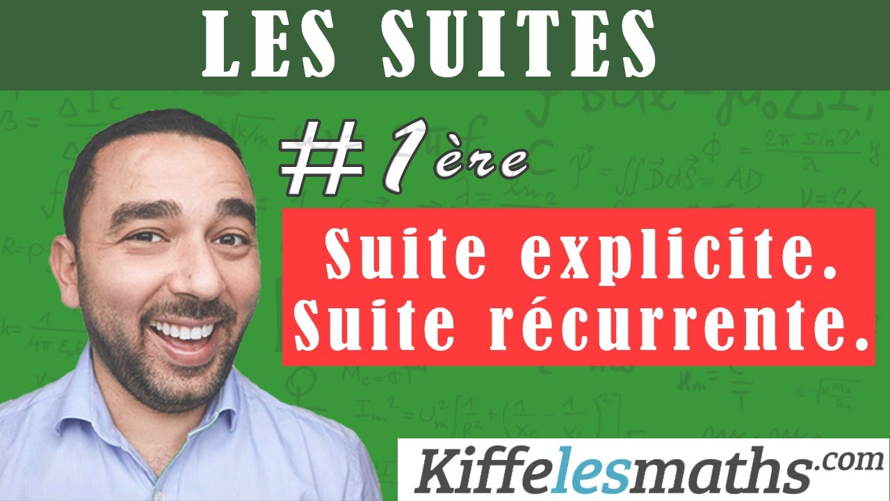 Suite explicite. Suite d&eacute;finie par r&eacute;currence.