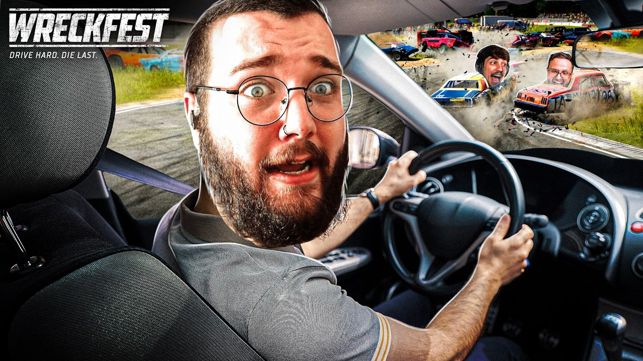 LJOGA QUEBRANDO TUDO no Wreckfest com COLEGAS