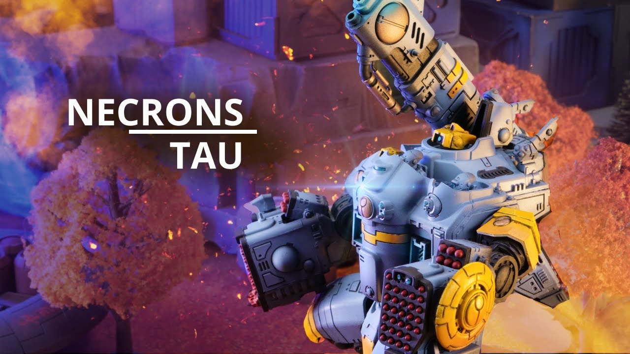 NEW Necrons vs Tau Empire - 10th Edition Warhammer 40k Battle Report #warhammer40k