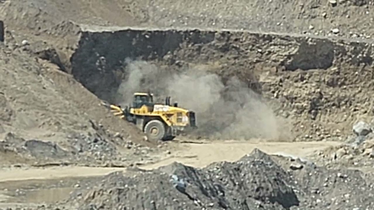 high wall collapse - natural quarry