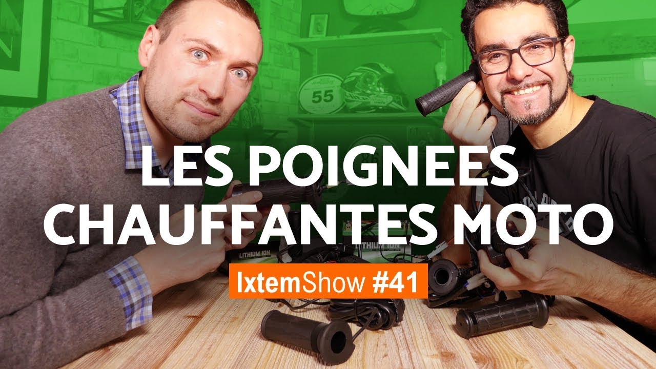 Les poignées chauffantes moto