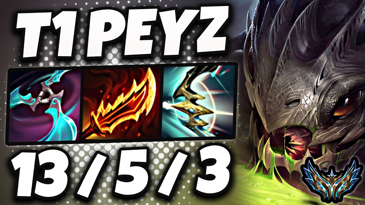 T1 Peyz Kog'Maw vs Draven [ ADC ] Korea Challenger 2448 LP | Patch 26.11