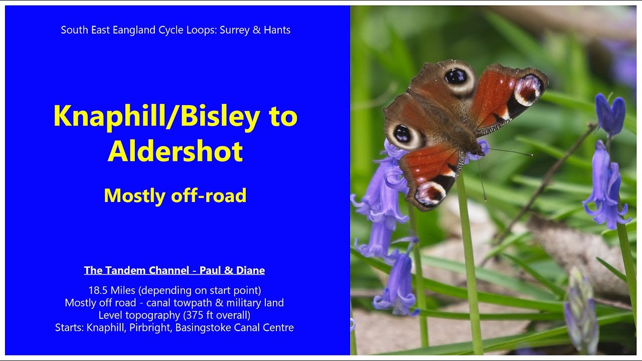 CYCLE SURREY: Bisley/Knaphill to Aldershot (minimal road)