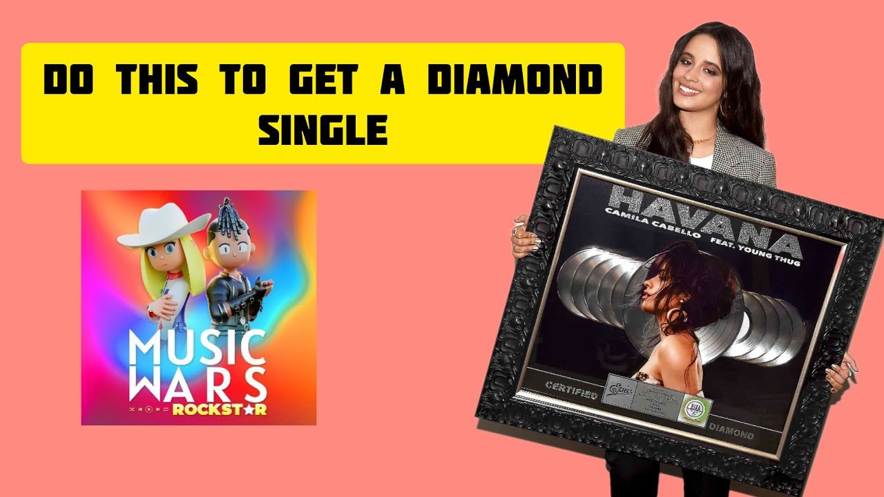 GET A DIAMOND SINGLE/ HIGHEST DEBUT WITH 200M STREAMS FIRST WEEK ON MUSIC WARS ROCKSTAR