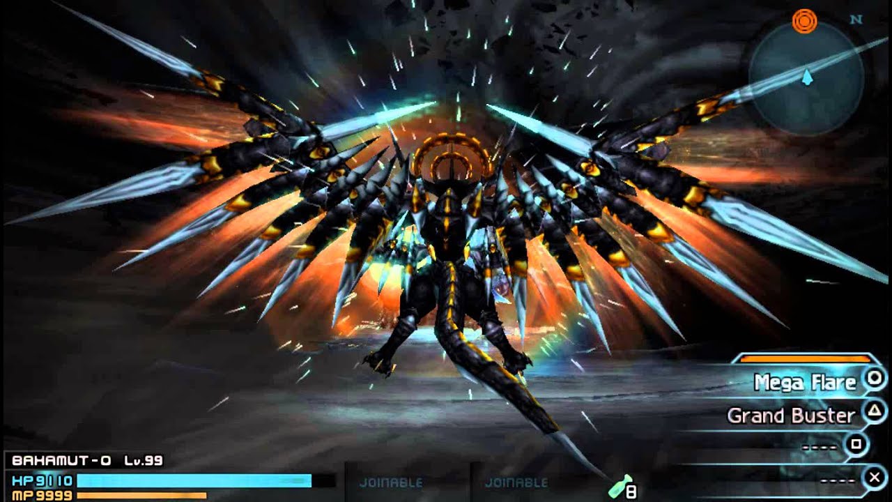 Final Fantasy Type-0 Bahamut-0 vs Shinryu Celestia (ppsspp)