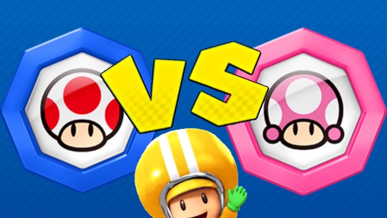 TOAD vs  TOADETTE TOUR and A NEW DRIVER (Pit Crew Toad YELLOW) revealed | REACTION | Mario Kart Tour