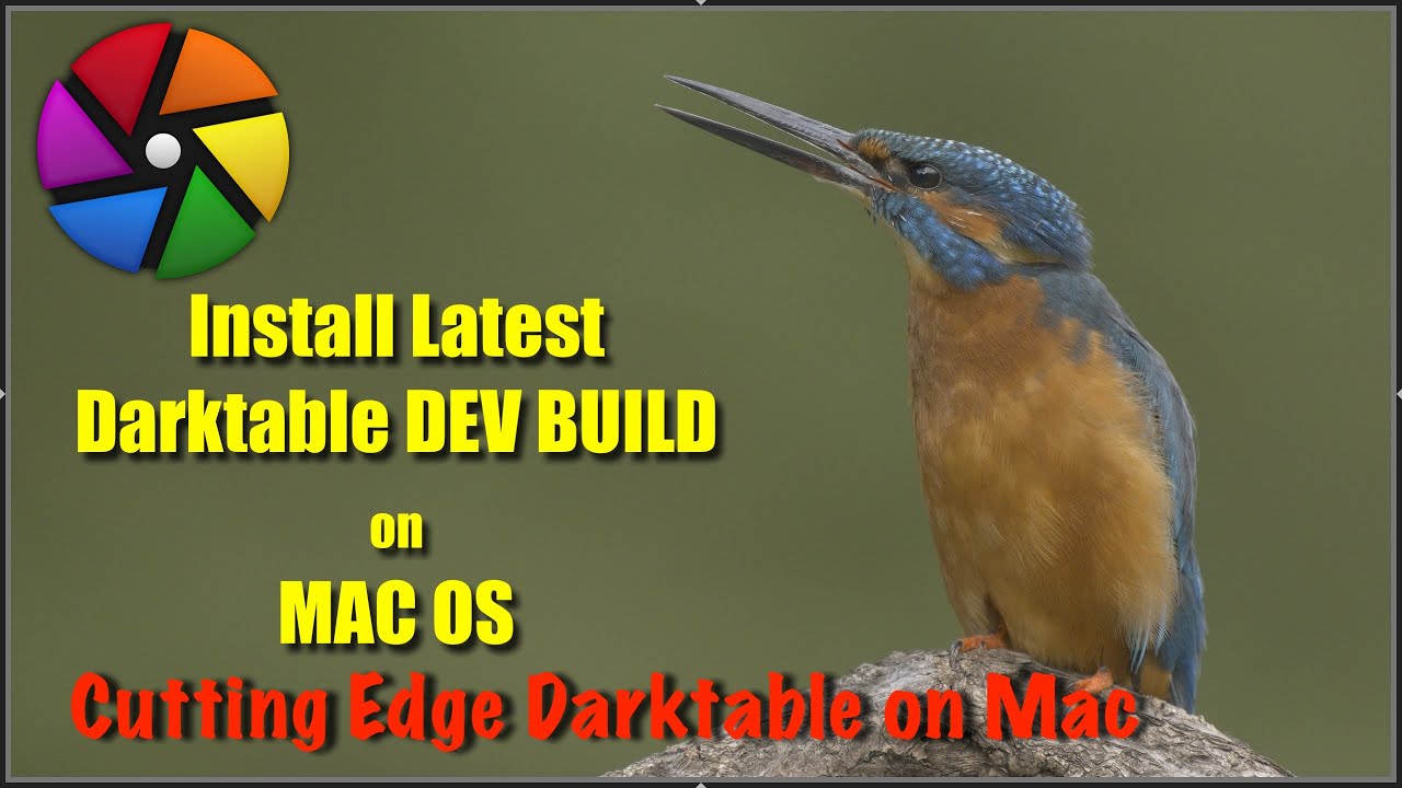 Как установить последнюю версию Darktable на Mac OS
