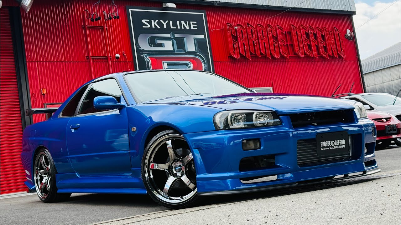 DEFEND GRAPHICS！！SKYLINE 25GT TURBO Full Aero & Wide Fenders Brand New Rays Wheels etc...