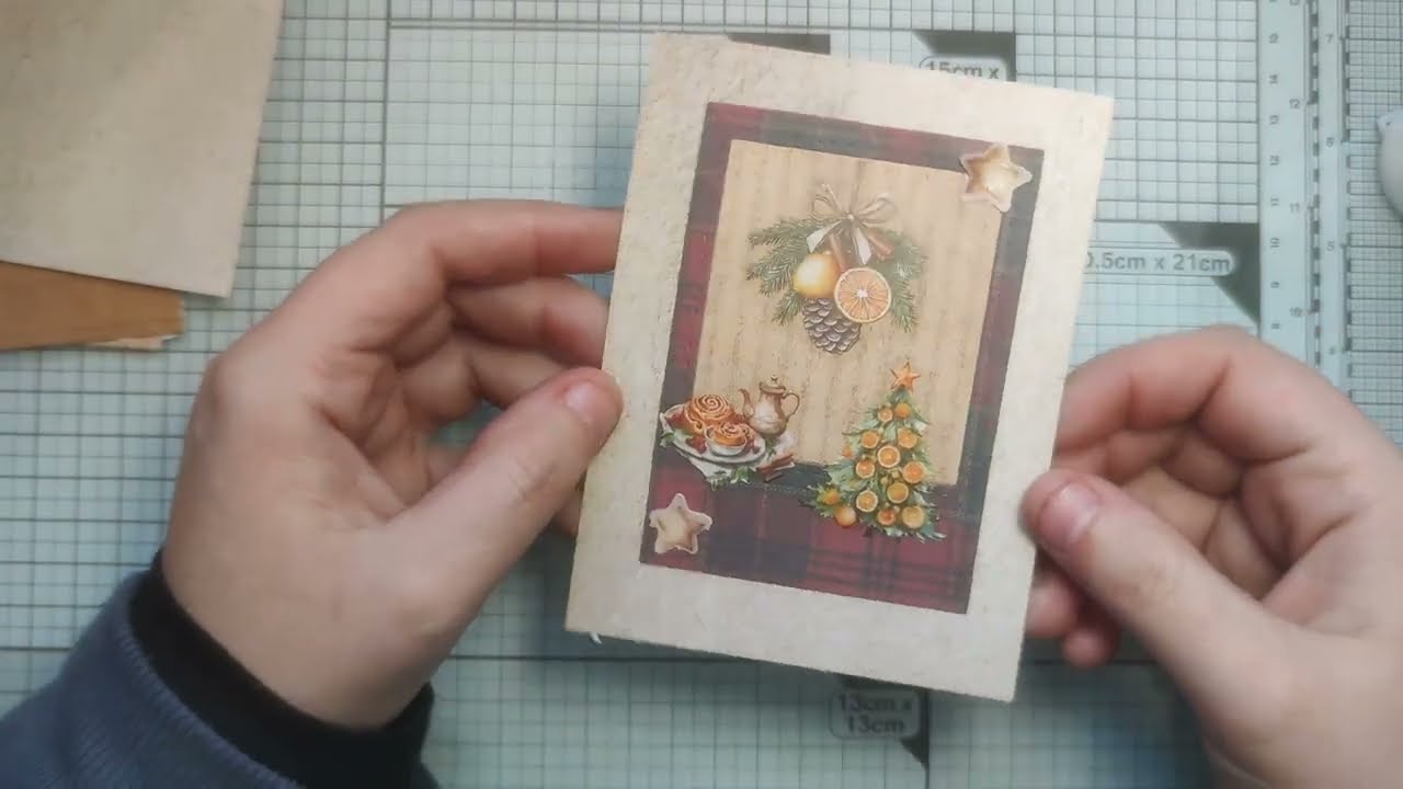 Défi du 6 thème cannelle oranger puis ouverture du calendrier 