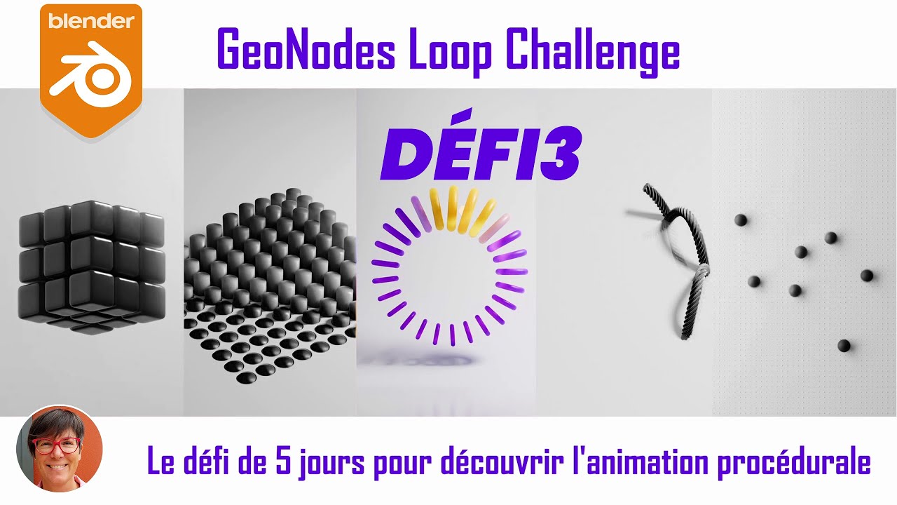 Geometry Nodes Loop Challenge🧩[Défi 3/5🚀]