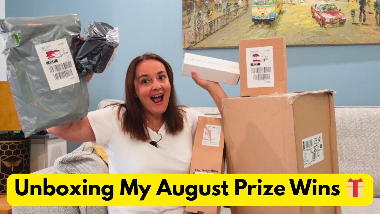 Unboxing My August Prize Wins 🎁 | Competitions, Surprises & Lucky Finds!