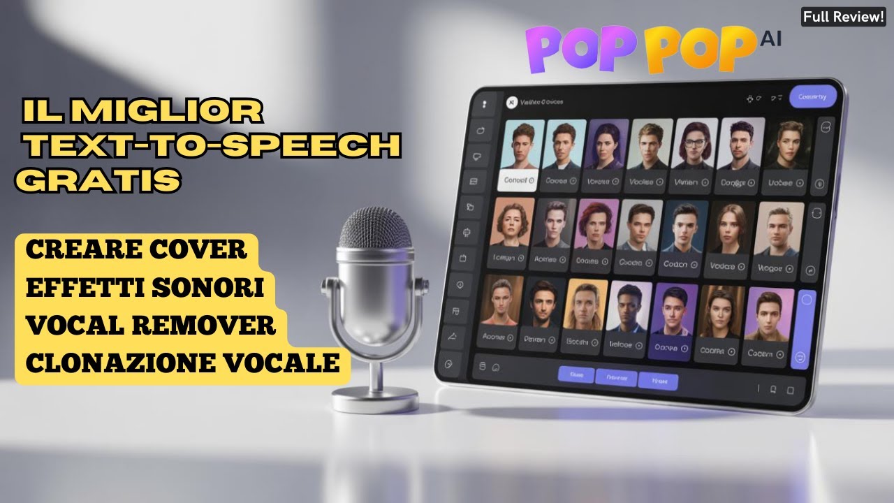 🚀 Il miglior Text-to-Speech GRATIS clonazione vocale!