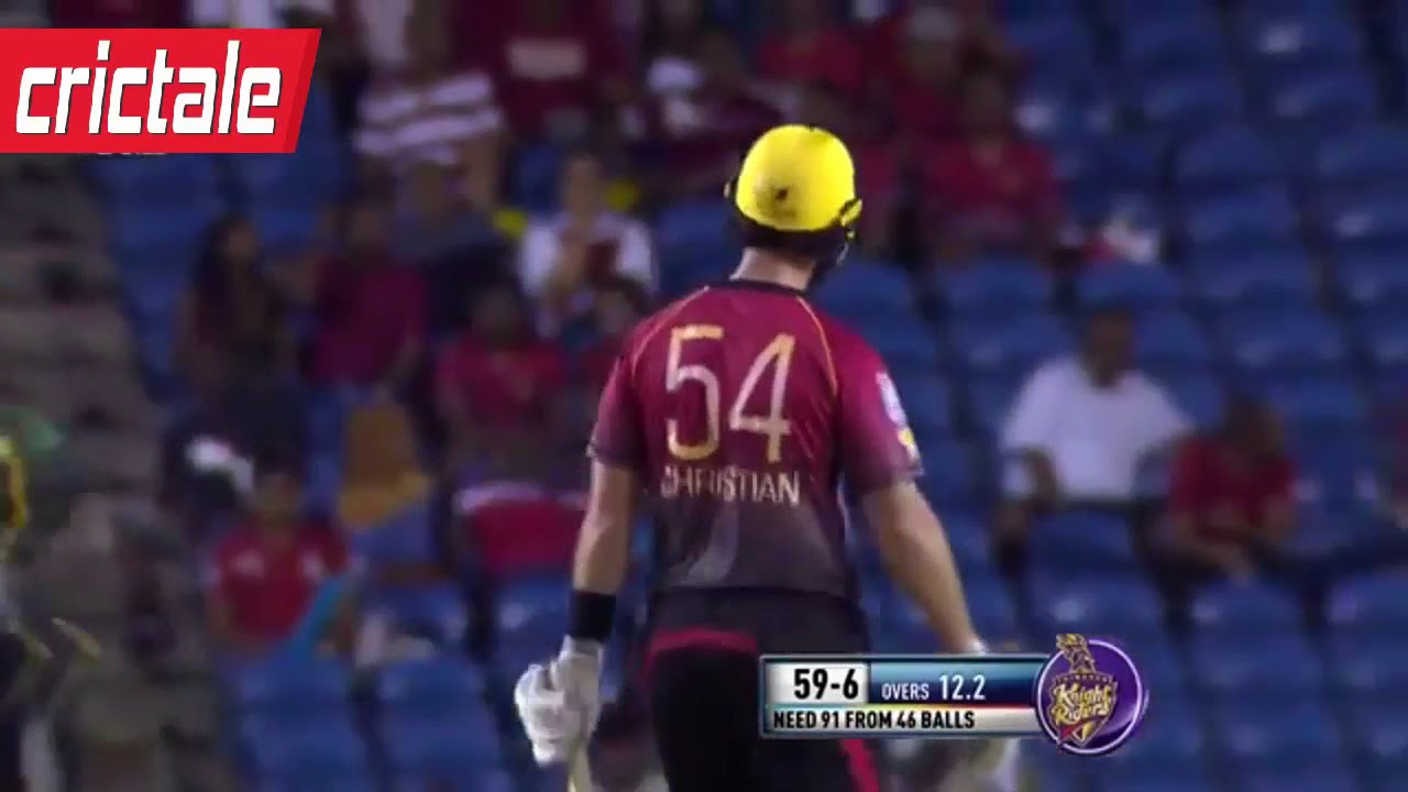 Mohammad Hafeez Excellent Bowling in CPL 2017 Playoffs Bags Wicket