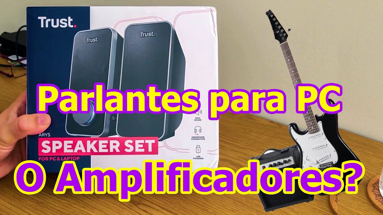 Parlantes Trust Arys - Unboxing y prueba de sonido