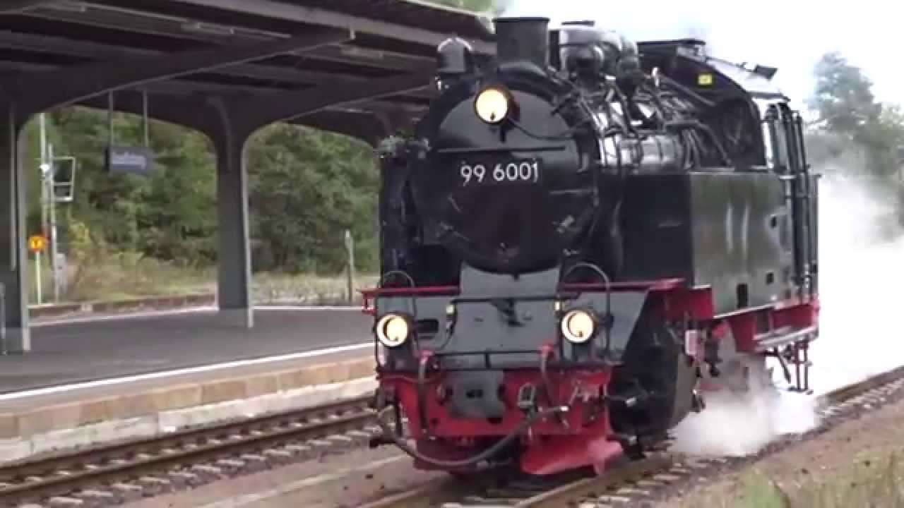 HSB BR 996001 - in Quedlinburg und Gernrode vor dem Planzug - Oktober 2014
