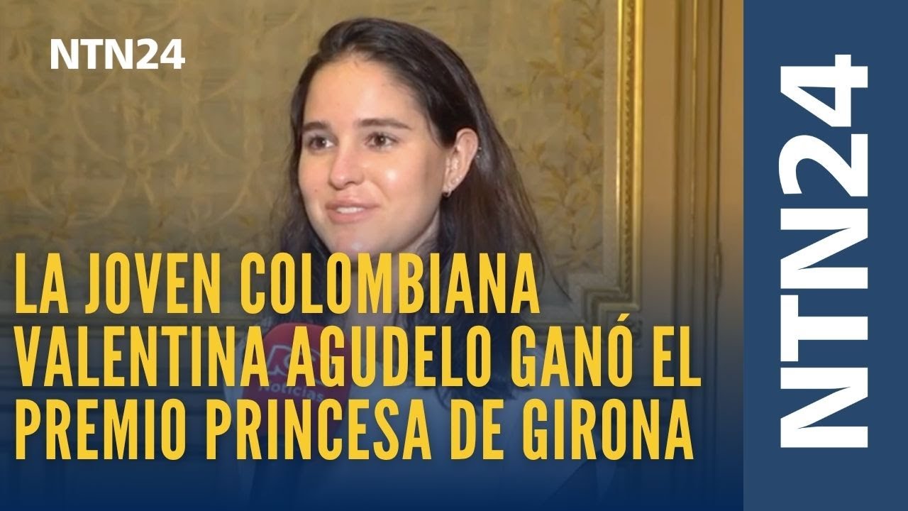 La joven empresaria colombiana Valentina Agudelo ganó el Premio Princesa de Girona