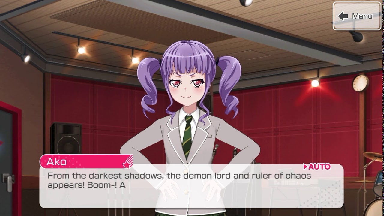 BanG Dream Ako Udagawa self intro season 2