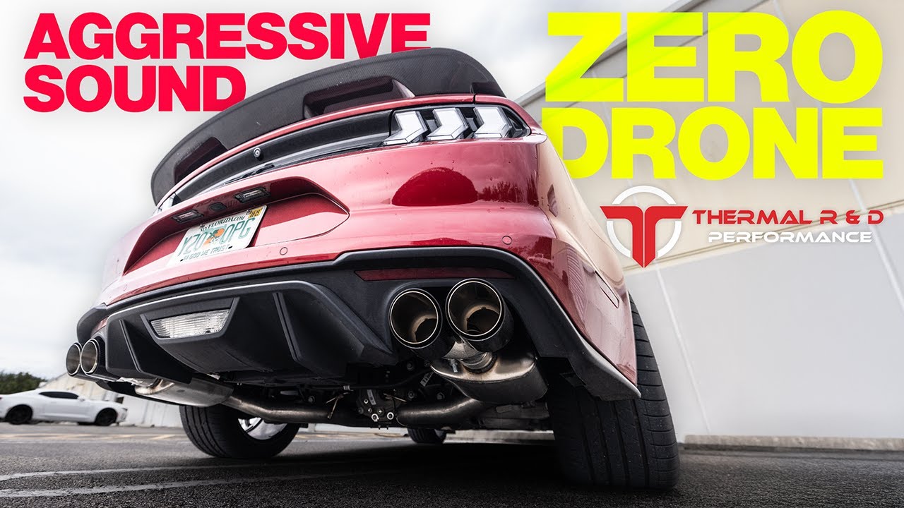 Aggressive Growl & ZERO Drone! - Thermal R&D Catback Exhaust for Mustang GT