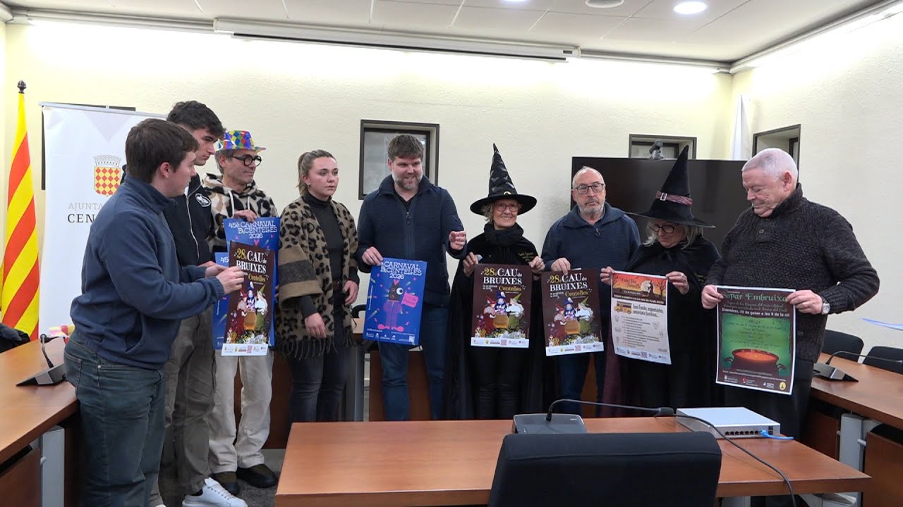 Centelles presenta el 28è Cau de Bruixes i el 45è Carnaval