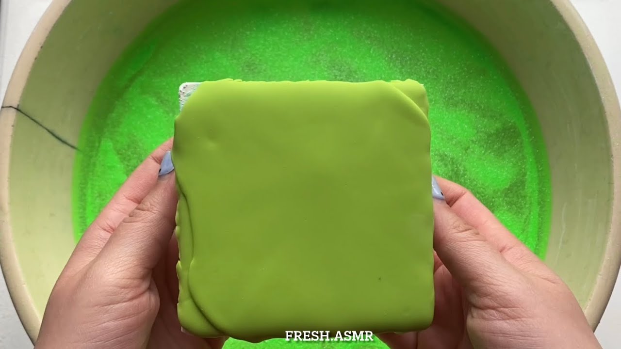Cornstarch Topped Water Crush • Lime Green Edition