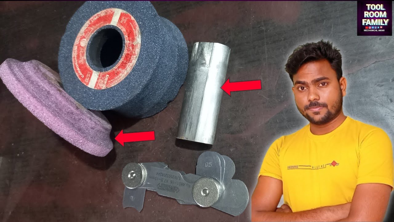 grinding wheel And Punch Me radius Apply with Live practical 🔥🔥 Tool Room Family