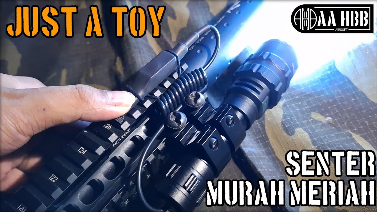 senter tactical kabel tikus | flashlight rat tail cocok untuk sukir malam |JUST A TOY