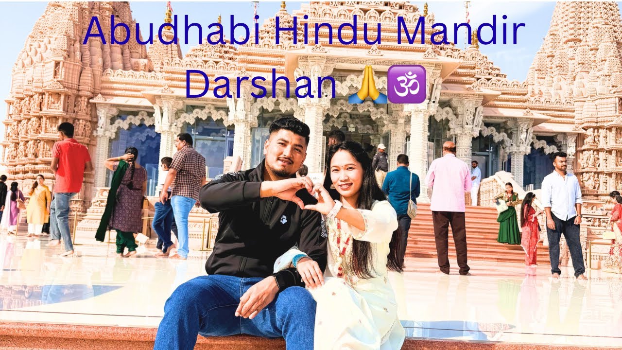 Exploring the Abu Dhabi Hindu Mandir | Vlog 🙏🕉️🙏😊