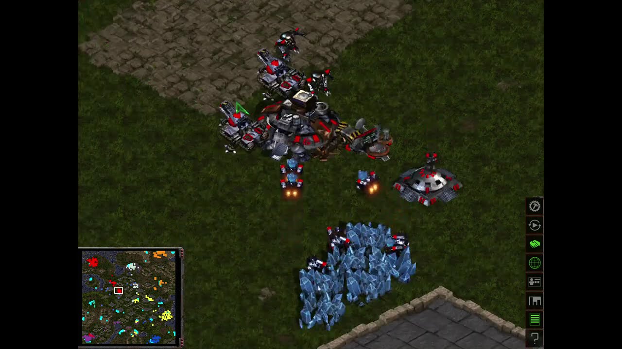 StarCraft Replay - Killing Fields Map - Offensive Terran vs Defensive Zerg