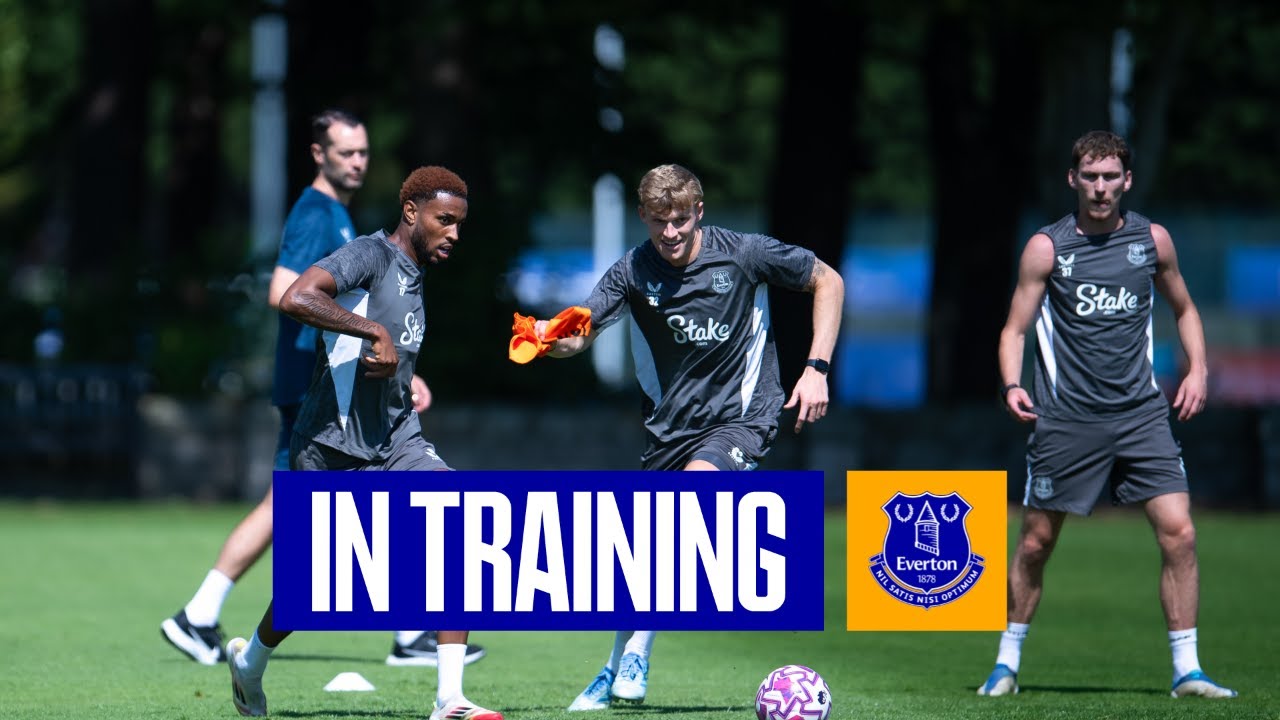 🏃🏴󠁧󠁢󠁳󠁣󠁴󠁿WORKING HARD IN THE SCOTLAND SUNSHINE | Everton's pre-season training camp
