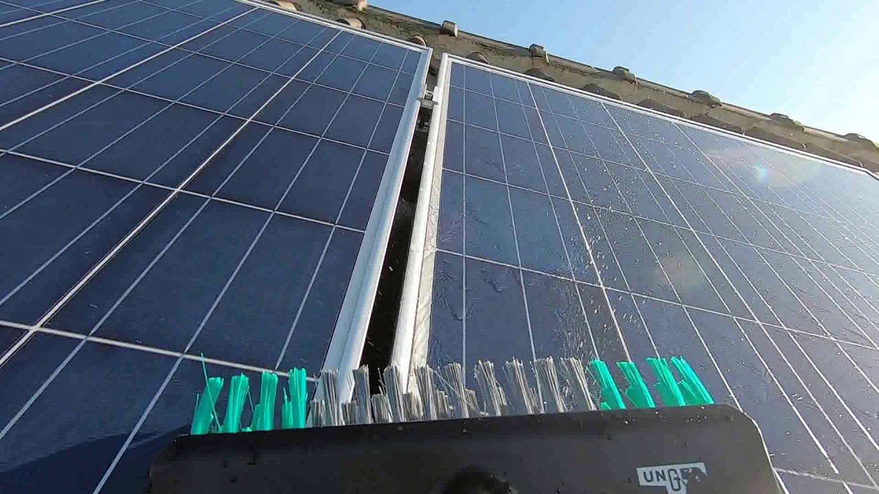 solpanel rengöring