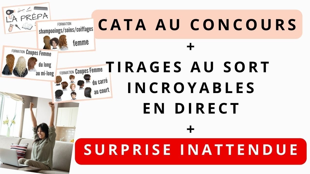 CATA au concours + TIRAGES au sort incroyables en DIRECT + SURPRISE inattendue
