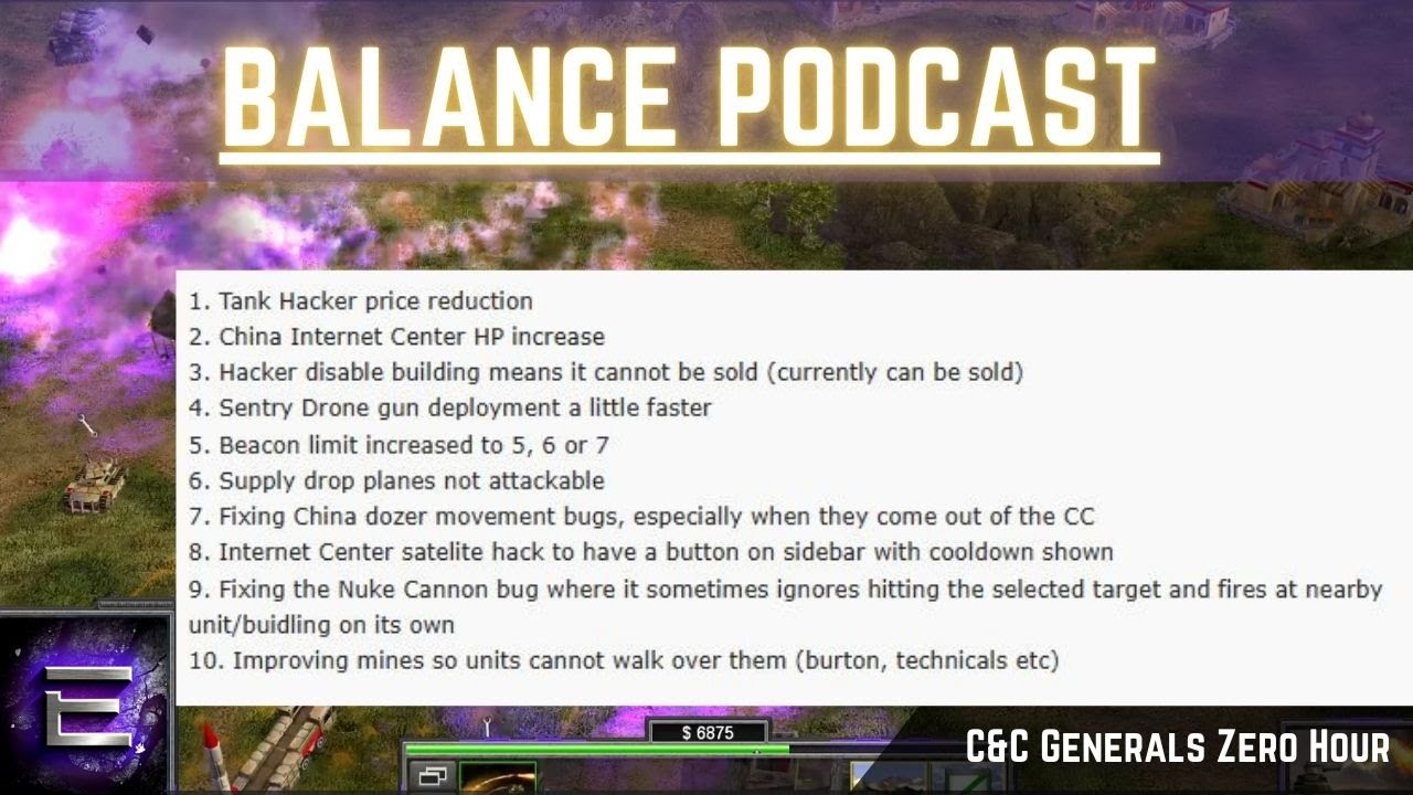 🔴 LIVE | GeneralsOnline Balance Patch Discussion ft Marakar, Wizard, Killer, Mojo | C&C Zero Hour
