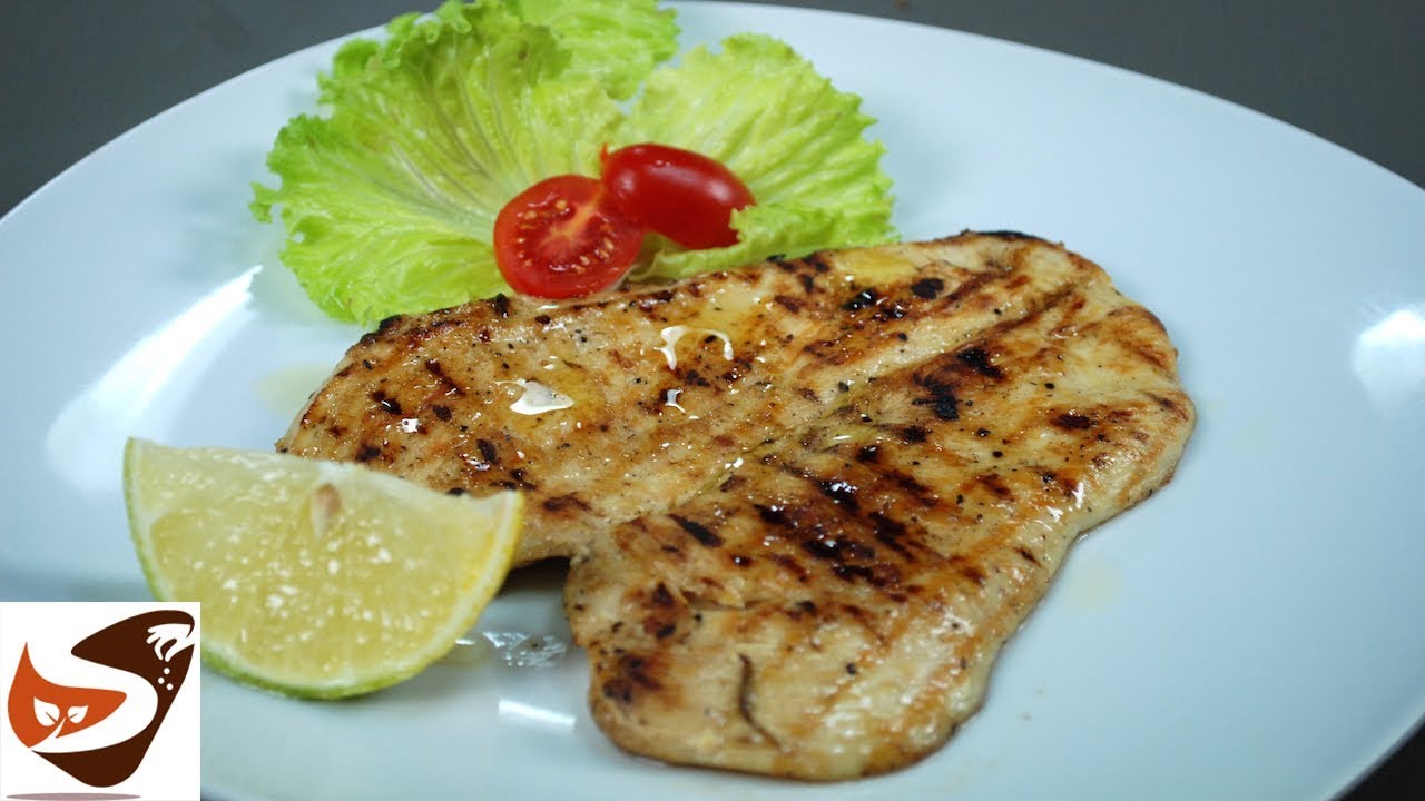 Petto di pollo in padella e alla piastra - Marinato al limone – Secondi piatti
