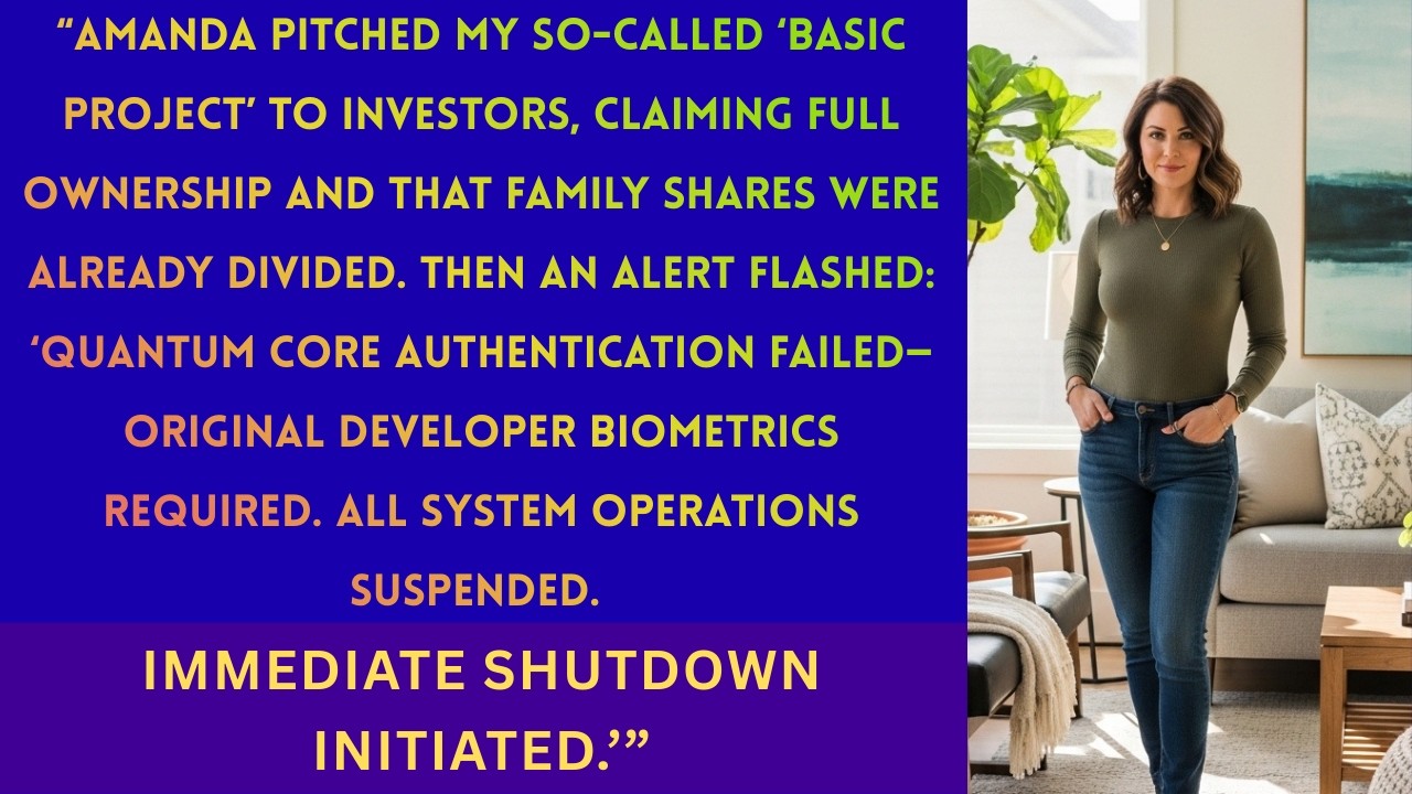 “Sister Claimed My ‘Database’ as Hers—Microsoft Can’t Use It Without My Retinal Scan”