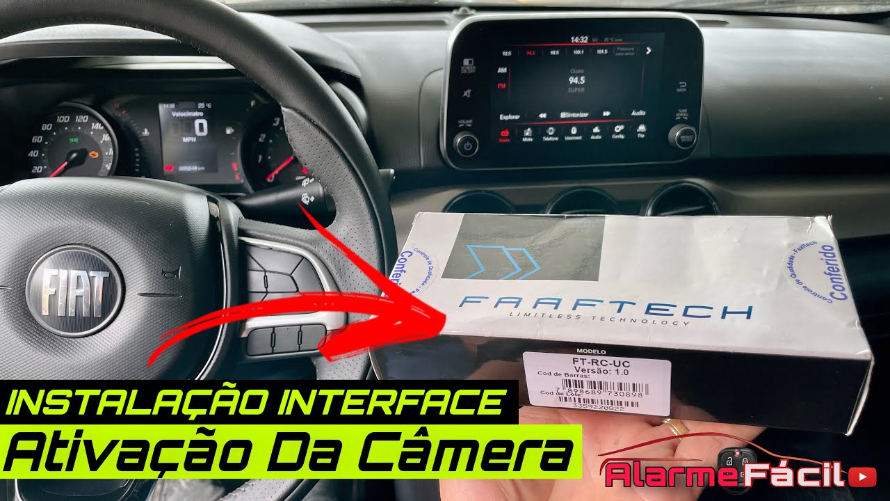 Ativação Câmera de Ré Fiat Argo ✅ Faaftech