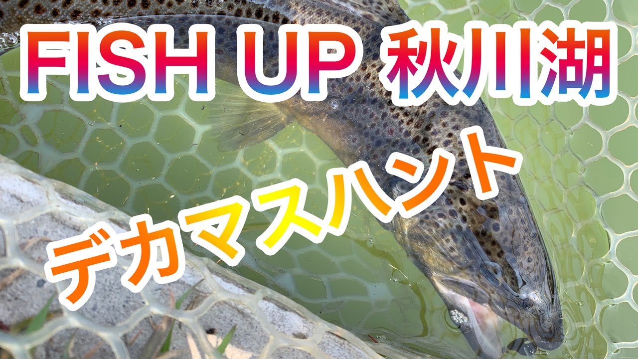 【FISH UP 秋川湖】ディープ狙いでビックトラウト連発!!｜[FISH UP Akikawa Lake] Big Trout fired with deep aim !!