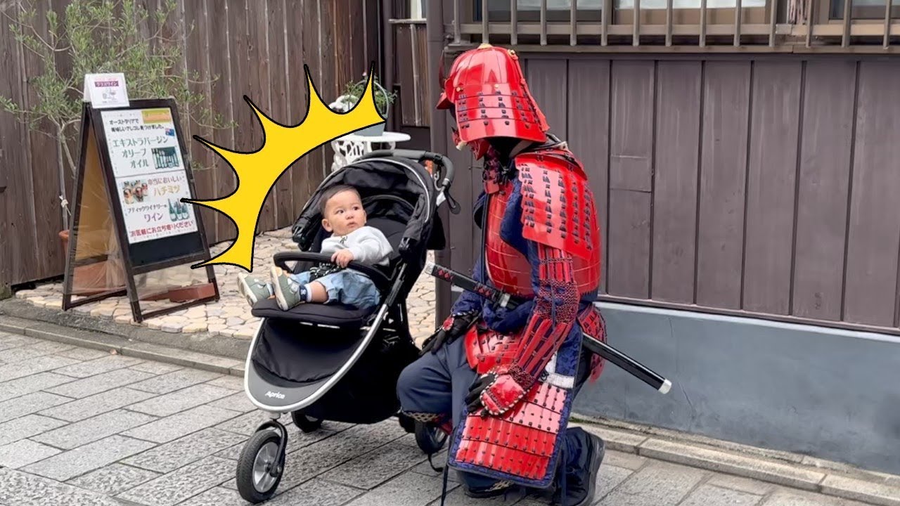 Понимают ли прохожие, что самурай настоящий? Пранк в момент движения｜SAMURAI PRANK