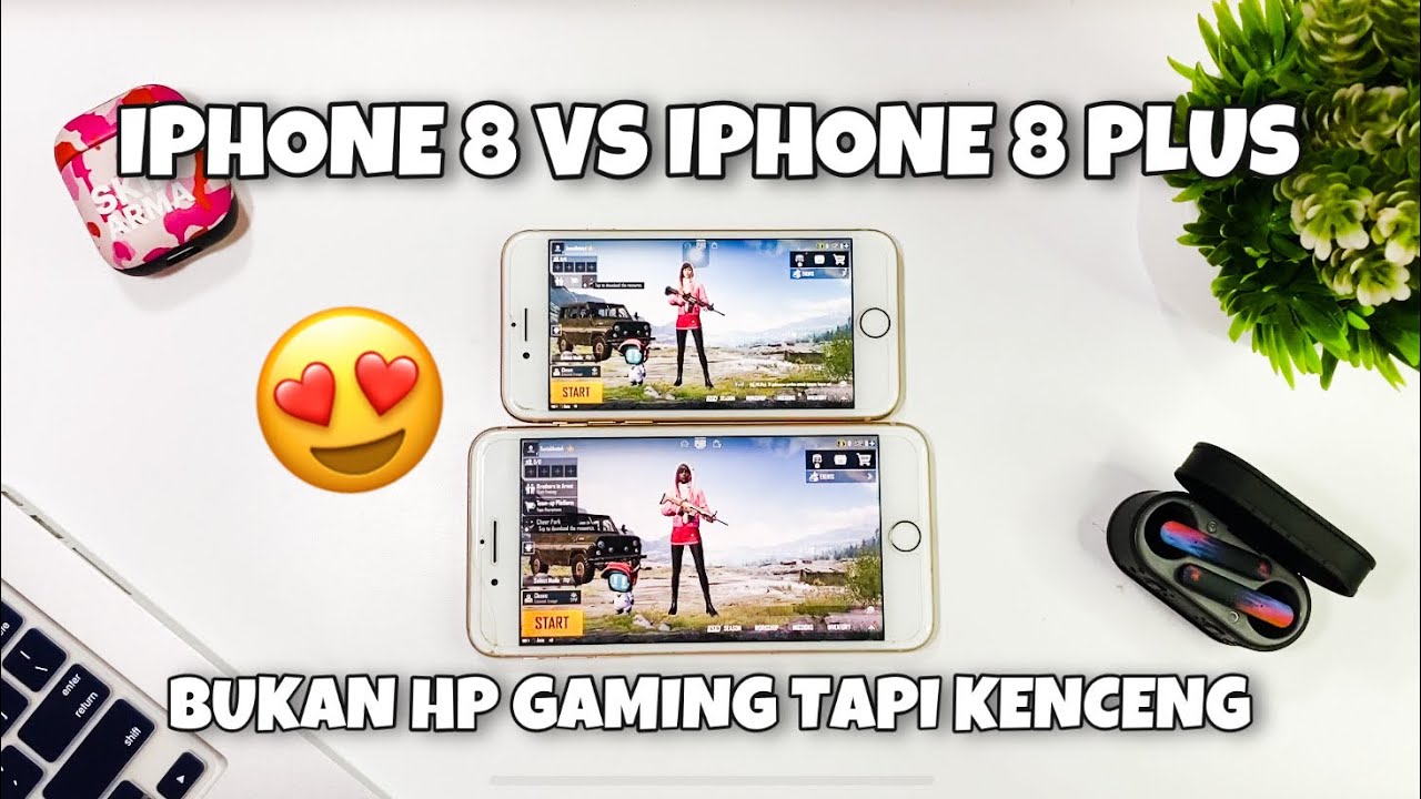 iPhone 8 vs iPhone 8 Plus 2021‼️ Test Game Pubg