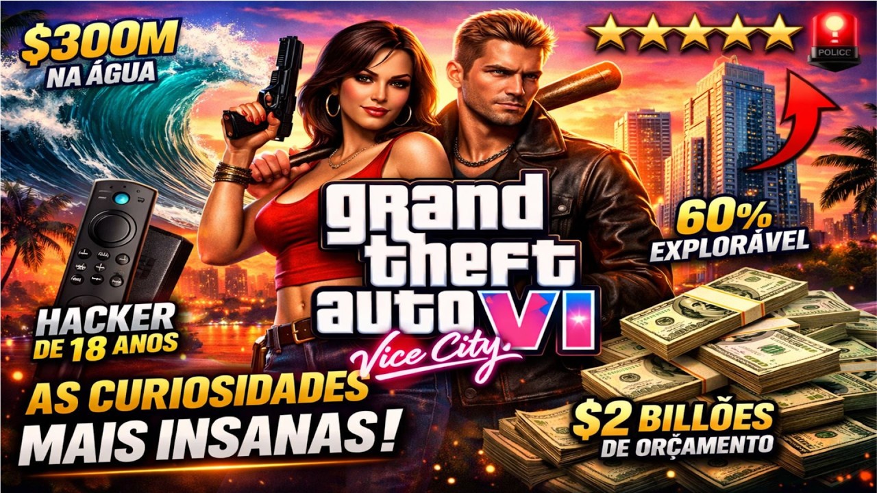 14 CURIOSIDADES INCRÍVEIS SOBRE GTA VI QUE VOCÊ PRECISA SABER ANTES DO LANÇAMENTO