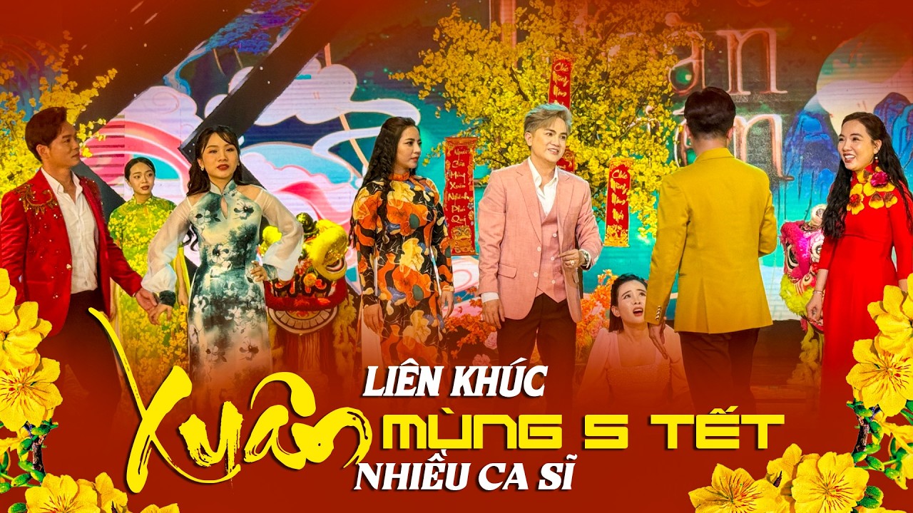 Liên Khúc NHẠC XUÂN MÙNG 5 TẾT - LK Cánh Thiệp Đầu Xuân, Ca Nhạc Xuân Nhiều Ca Sĩ Cực Bốc & Sôi Động