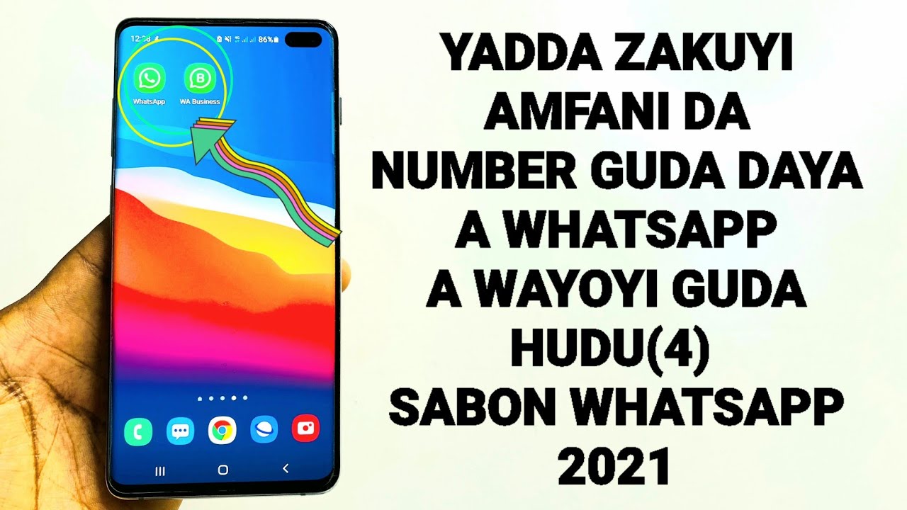 Yadda zakuyi Amfani da number daya a WhatsApp da wayoyi guda hudu