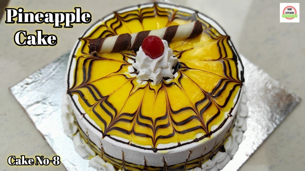 Pineapple Cake | Home Made Pineapple Cake Recipe