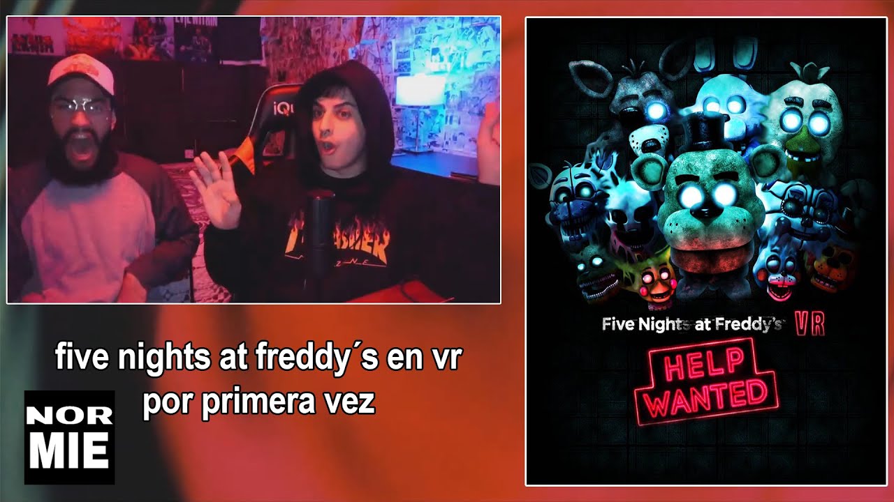 rodsquare le hace jugar por primera vez fnaf en vr a nacho