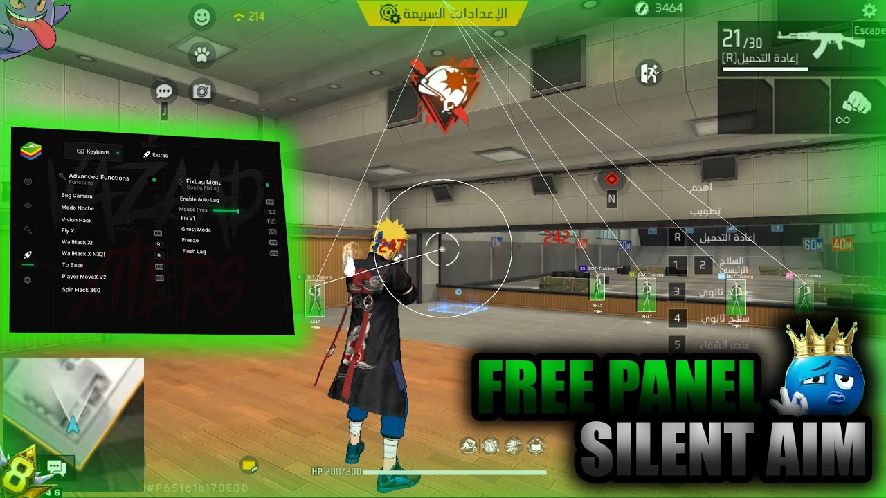 FREE FIRE PC PANEL OB52 UPDATED💻 PULL ENEMY 🎯 FAST FIRE | SPEED | DOWN |100% ANTIBAN✅| VAZAAD XITERS