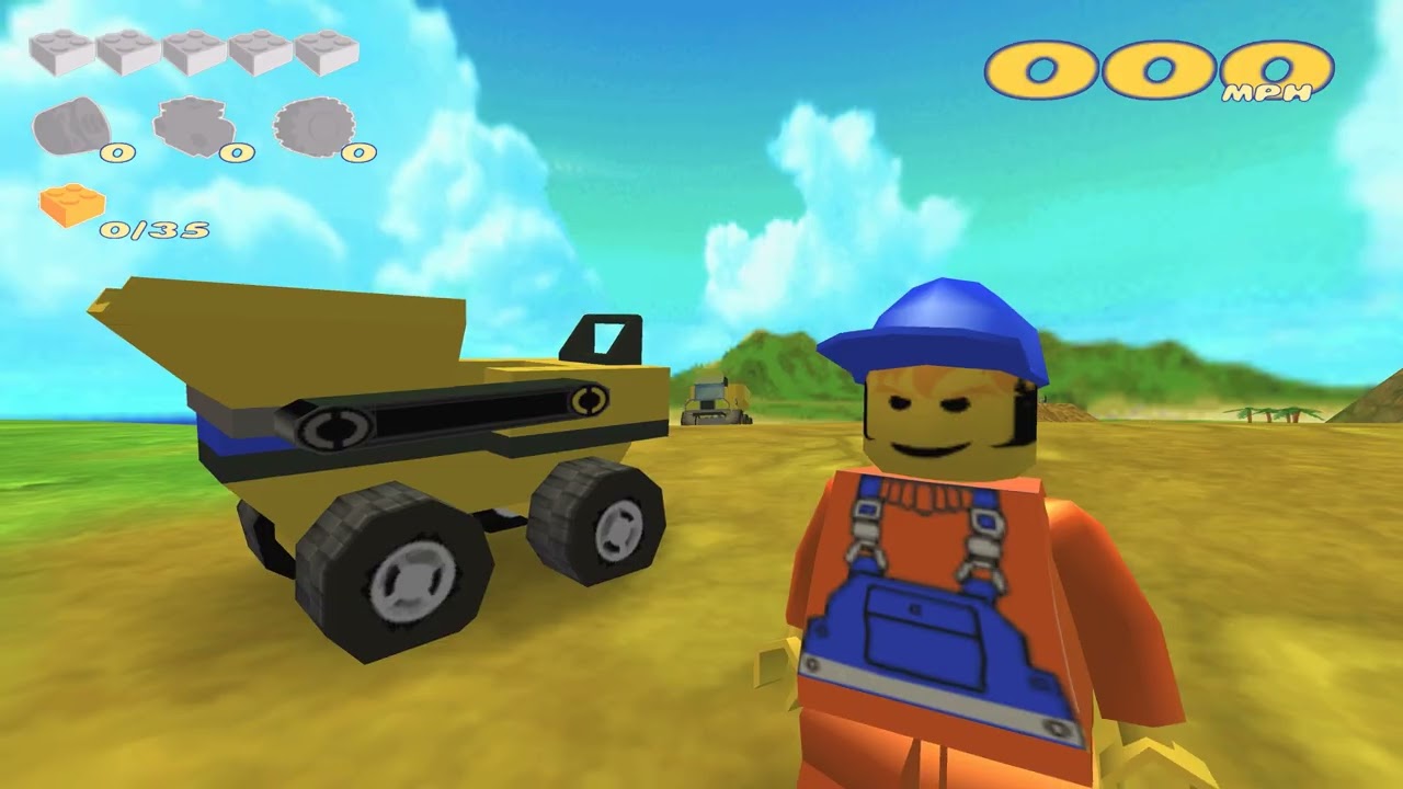 Lego Racers 2 - 01. Sandy Bay (2001) [Windows] | 4K/60